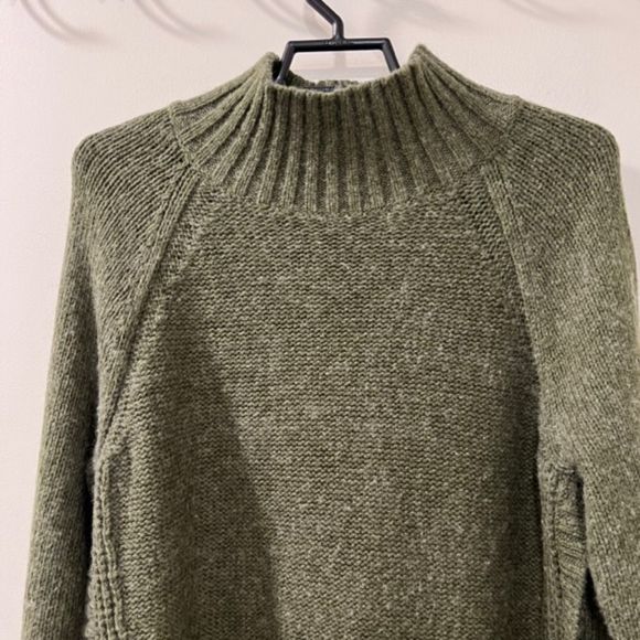 American Eagle Outfitters Olive Green Turtleneck Sweater - Picture 5 of 14